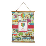 Vintage Transportation Wall Hanging Tapestry - Tall (Personalized)