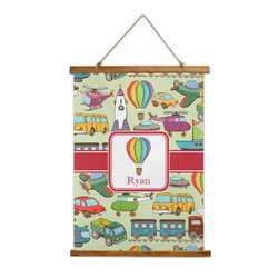 Vintage Transportation Wall Hanging Tapestry - Tall (Personalized)