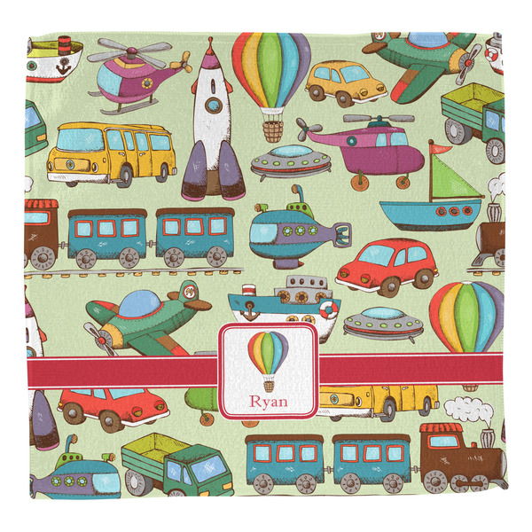 Vintage Transportation Washcloth - Front - No Soap