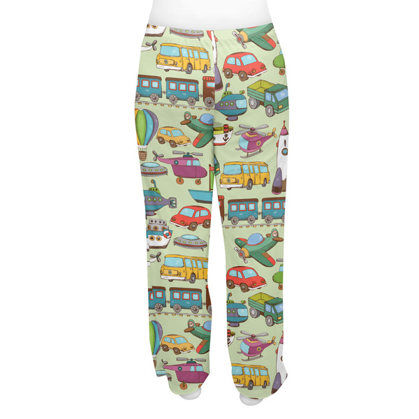 Vintage Transportation Women's Pj on model - Back