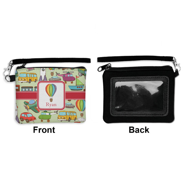 Vintage Transportation Wristlet ID Cases - Front & Back