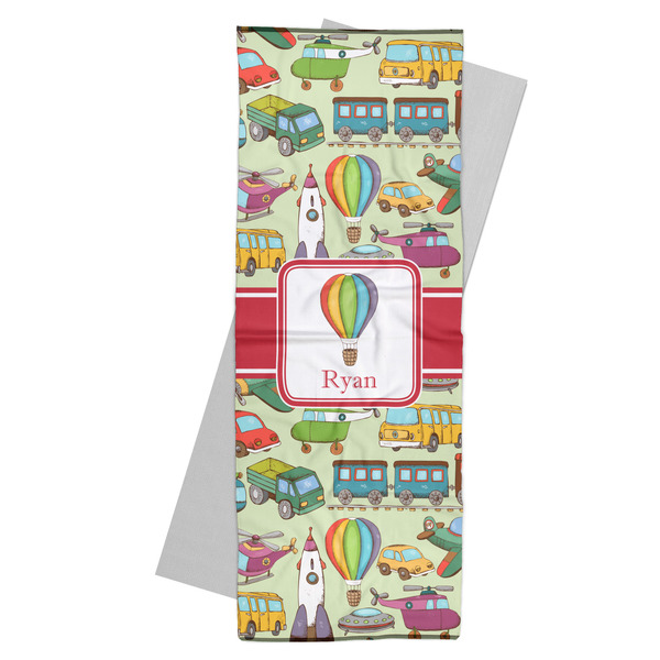 Custom Vintage Transportation Yoga Mat Towel (Personalized)