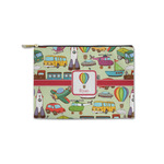 Vintage Transportation Zipper Pouch - Small - 8.5"x6" (Personalized)