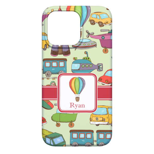 Vintage Transportation iPhone 13 Pro Max Case - Back