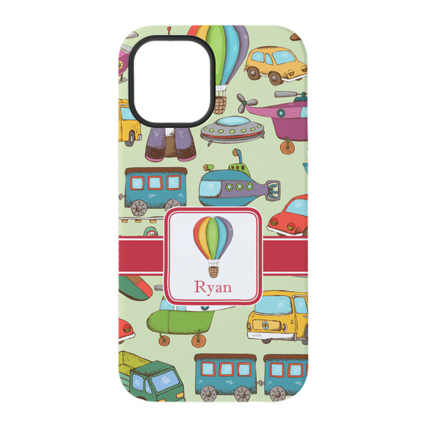 Vintage Transportation iPhone 15 Tough Case - Back