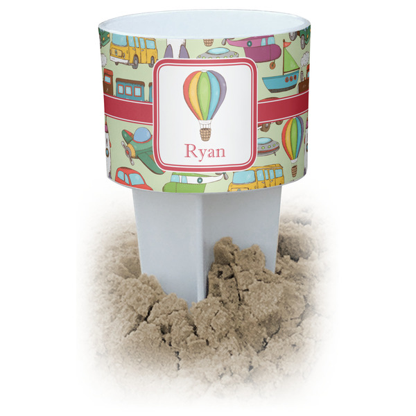 Custom Vintage Transportation Beach Spiker Drink Holder (Personalized)