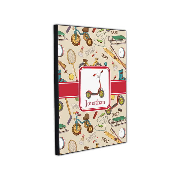 Vintage Sports 11x14 Wood Print - Angle View