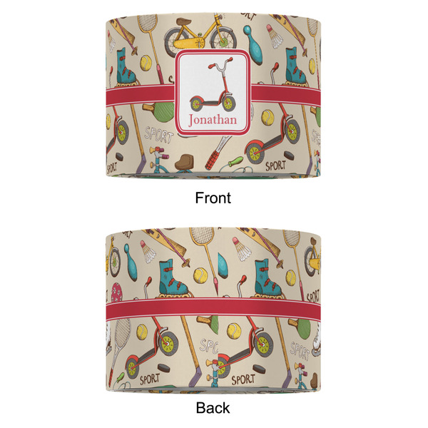 Vintage Sports 12" Drum Lampshade - APPROVAL (Fabric)