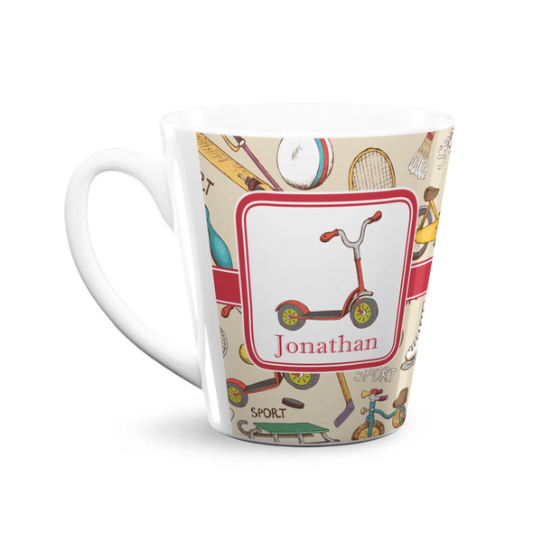 Vintage Sports 12 Oz Latte Mug - Front