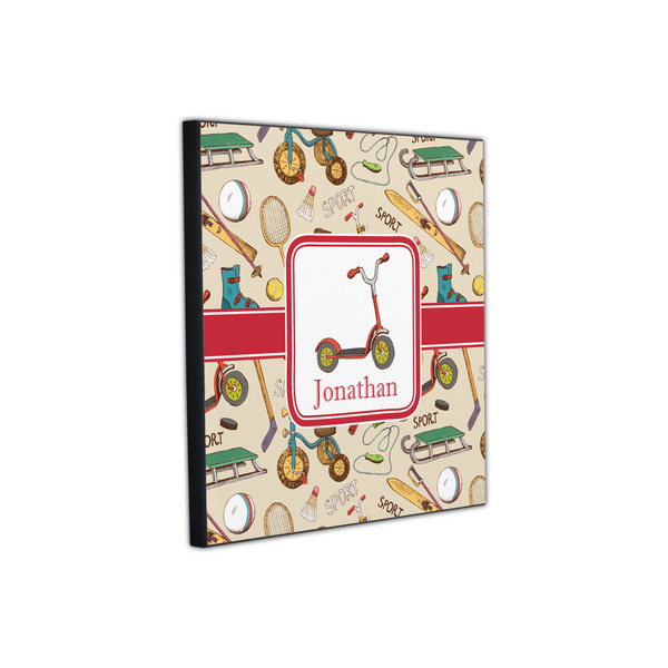 Vintage Sports 12x12 Wood Print - Angle View