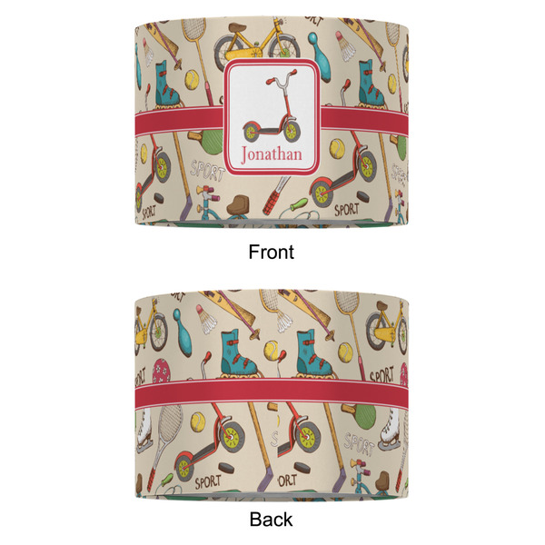 Vintage Sports 16" Drum Lampshade - APPROVAL (Fabric)