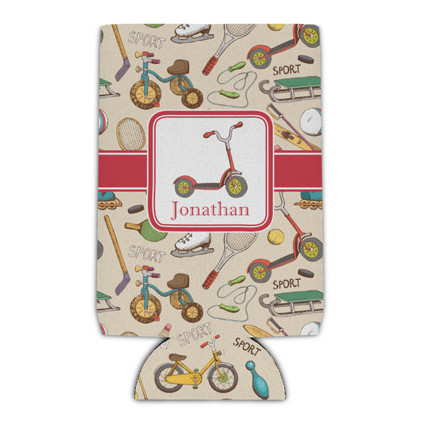 Custom Vintage Sports Can Cooler (16 oz) (Personalized)