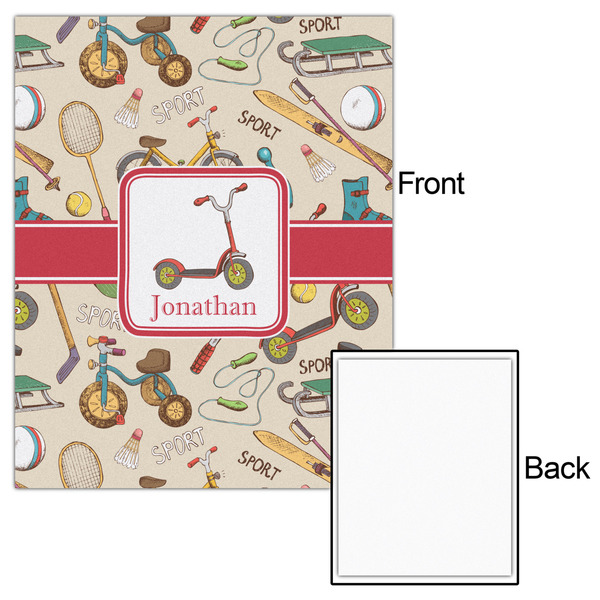 Vintage Sports 16x20 - Matte Poster - Front & Back