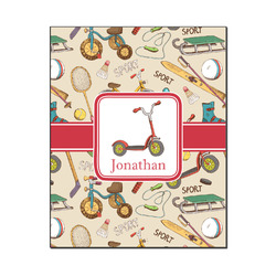 Vintage Sports Wood Print - 16x20 (Personalized)