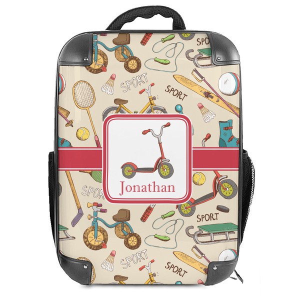 Custom Vintage Sports 18" Hard Shell Backpack (Personalized)