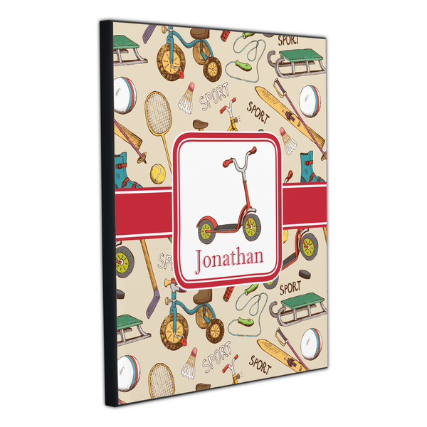 Vintage Sports 20x24 Wood Print - Angle View