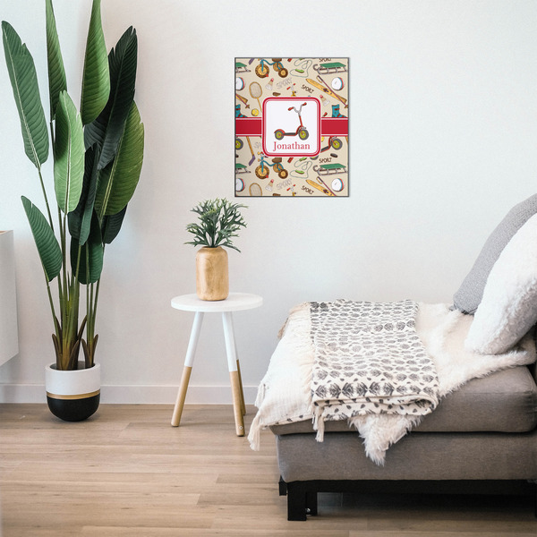 Vintage Sports 20x24 Wood Print - In Context