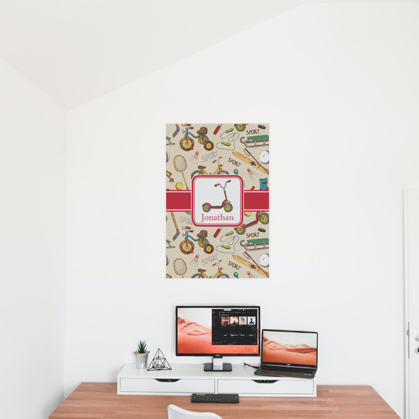 Vintage Sports 20x30 - Matte Poster - On the Wall