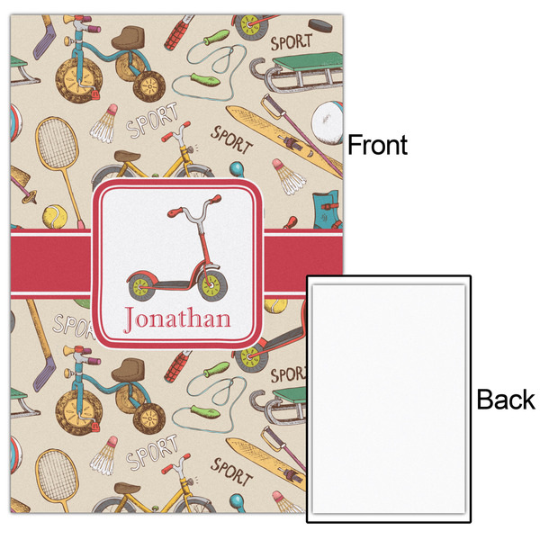 Vintage Sports 24x36 - Matte Poster - Front & Back