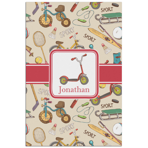 Custom Vintage Sports Poster - Matte - 24x36 (Personalized)