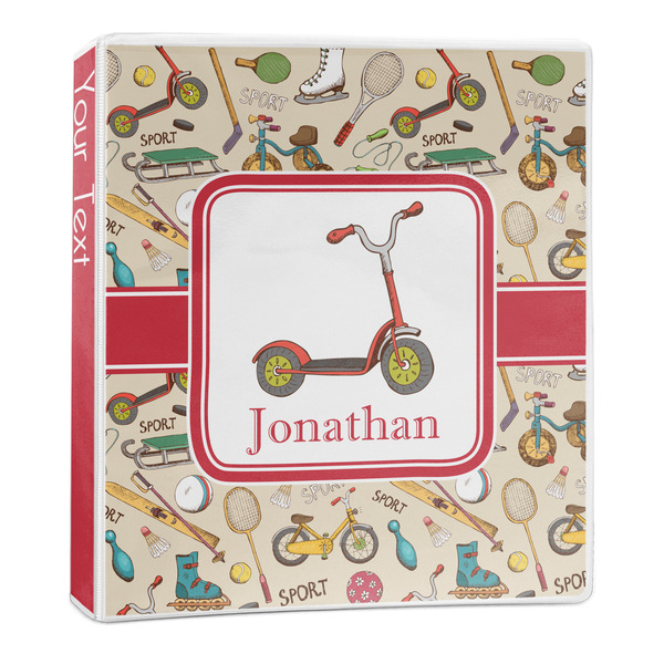 Vintage Sports 3-Ring Binder Main- 1in