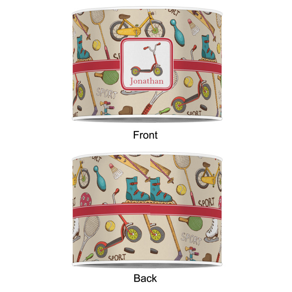 Vintage Sports 8" Drum Lampshade - APPROVAL (Poly Film)