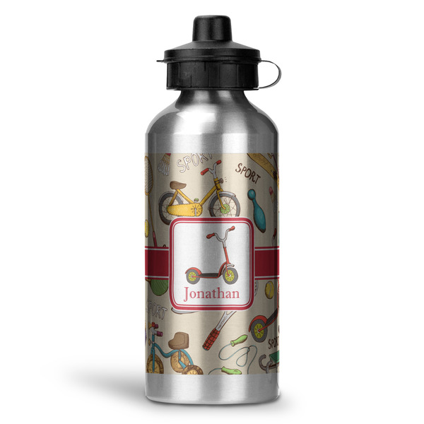 Custom Vintage Sports Water Bottles - 20 oz - Aluminum (Personalized)