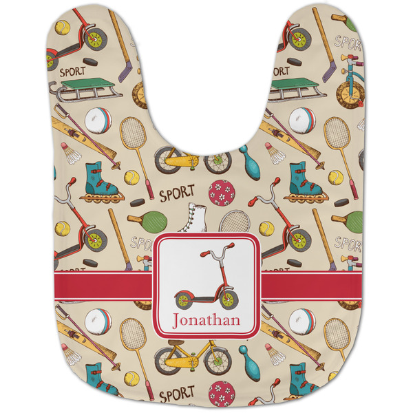 Vintage Sports Baby Bib - AFT flat
