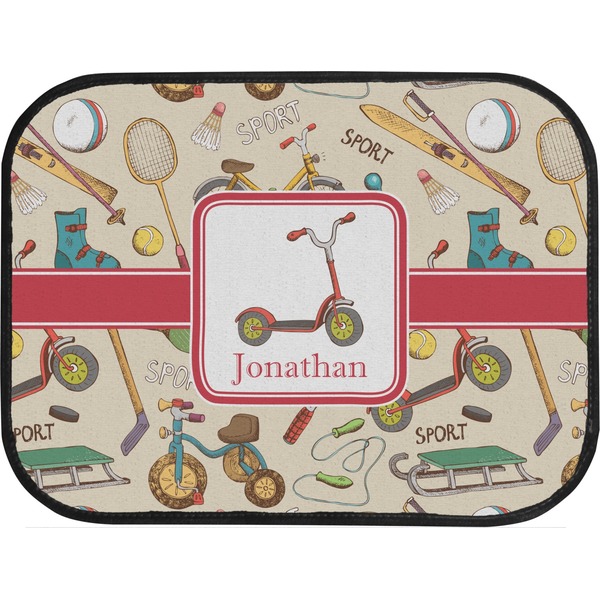 Vintage Sports Back Seat Car Mat