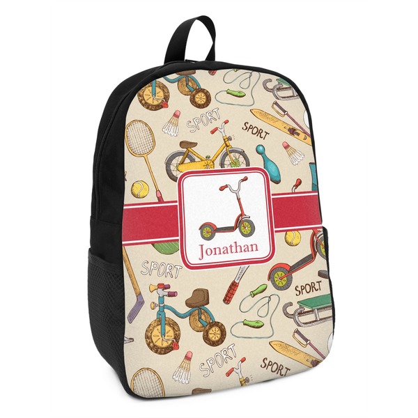 Custom Vintage Sports Kids Backpack (Personalized)
