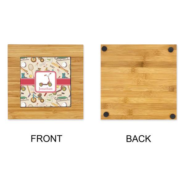 Vintage Sports Bamboo Trivet with 6" Tile - APPROVAL