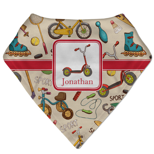 Custom Vintage Sports Bandana Bib (Personalized)
