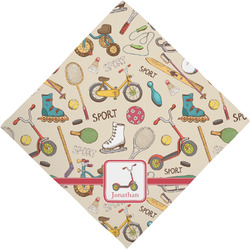 Vintage Sports Dog Bandana Scarf w/ Name or Text