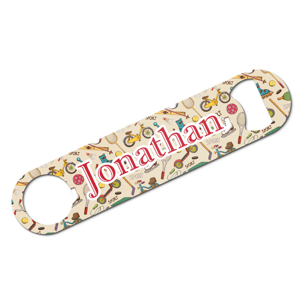 Custom Vintage Sports Bar Bottle Opener w/ Name or Text