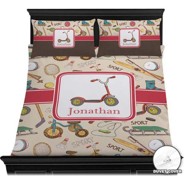 Vintage Sports Bedding Set (Queen) - Duvet