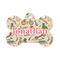 Vintage Sports Bone Shaped Dog ID Tag - Small (Personalized)