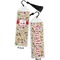 Vintage Sports Bookmark with tassel - Front and Back