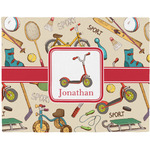 Vintage Sports Woven Fabric Placemat - Twill w/ Name or Text