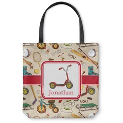 Vintage Sports Canvas Tote Bag (Personalized)