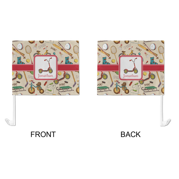 Vintage Sports Car Flag - Large - APPROVAL