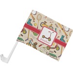 Vintage Sports Car Flag - Small w/ Name or Text