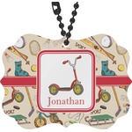 Vintage Sports Rear View Mirror Charm (Personalized)