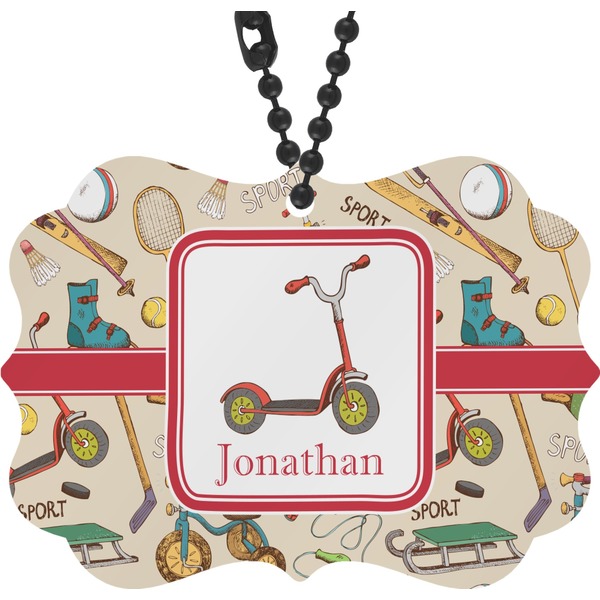 Custom Vintage Sports Rear View Mirror Decor (Personalized)