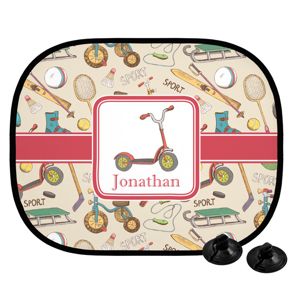 Custom Vintage Sports Car Side Window Sun Shade (Personalized)