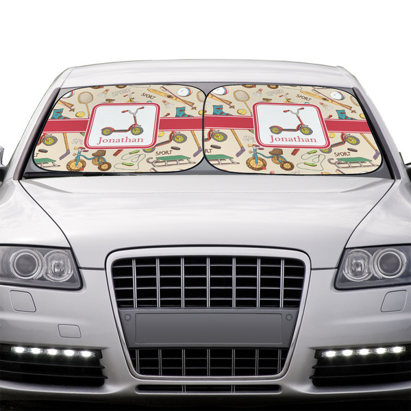 Vintage Sports Car Sun Shades - IN CONTEXT