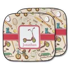 Vintage Sports Car Sun Shade - Two Piece (Personalized)