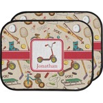 Vintage Sports Car Floor Mats (Back Seat) (Personalized)