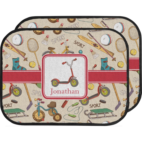 Vintage Sports Custom Car Floor Mats Set (2Front & 2Back)