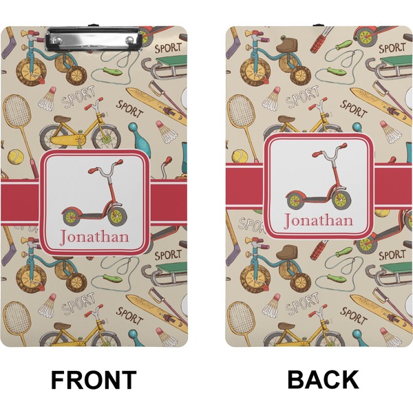 Vintage Sports Clipboard (Legal) (Front + Back)