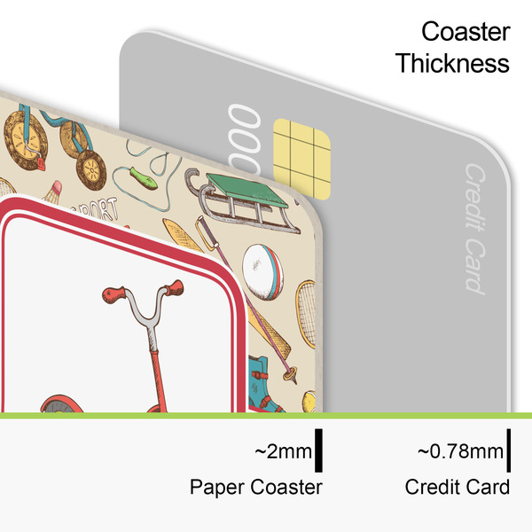 Vintage Sports Coaster Thickness